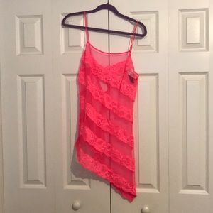 Victoria Secret Hot Pink Lingerie Slip